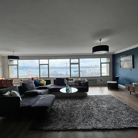 Stunning Sea View Amazing Flat 4br 2ba Ac * 이스탄불